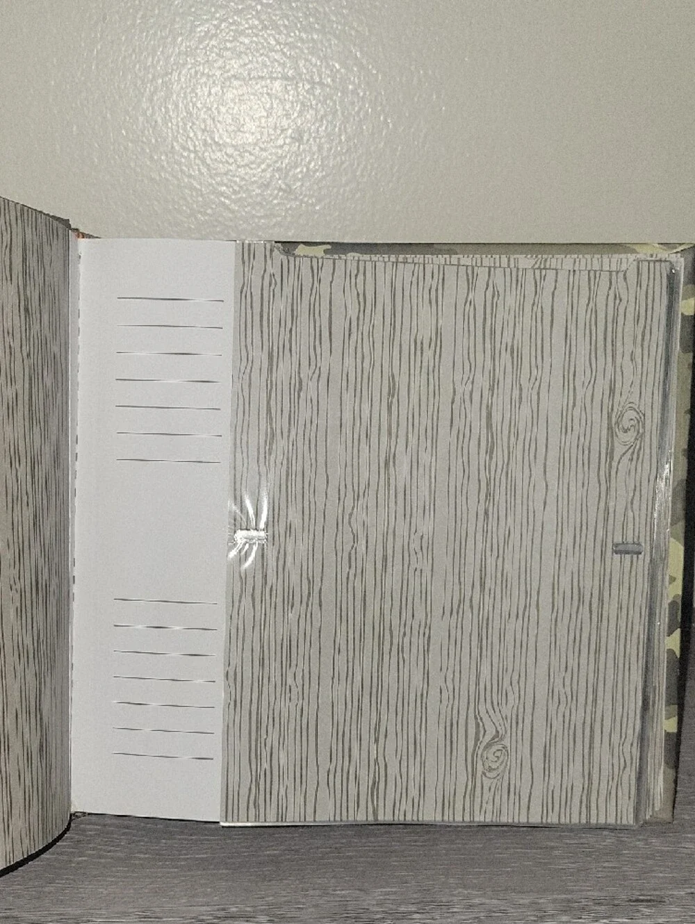 Camo Pattern Square Photo Album - Green & Tan
